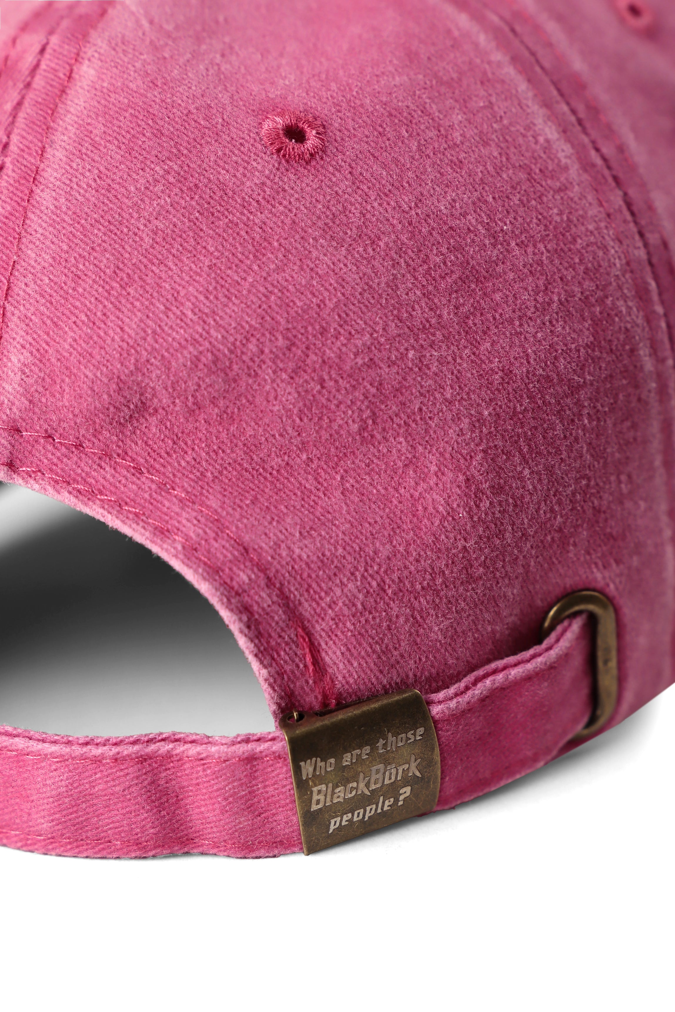 BlackBork Vintage Pembe Cap "Wild Think"