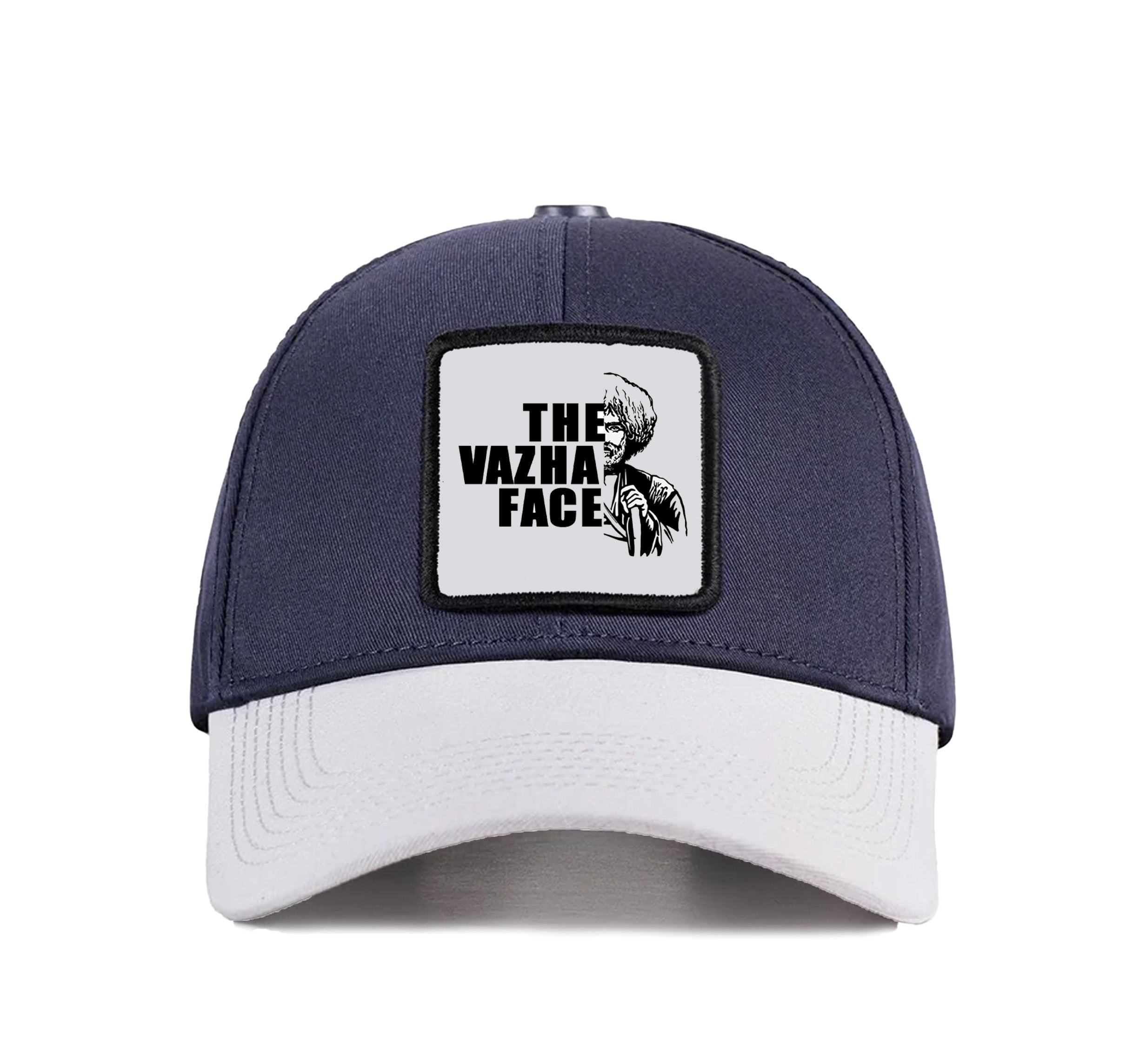 BlackBork Six White-Blue Cap "The Vazha Face"