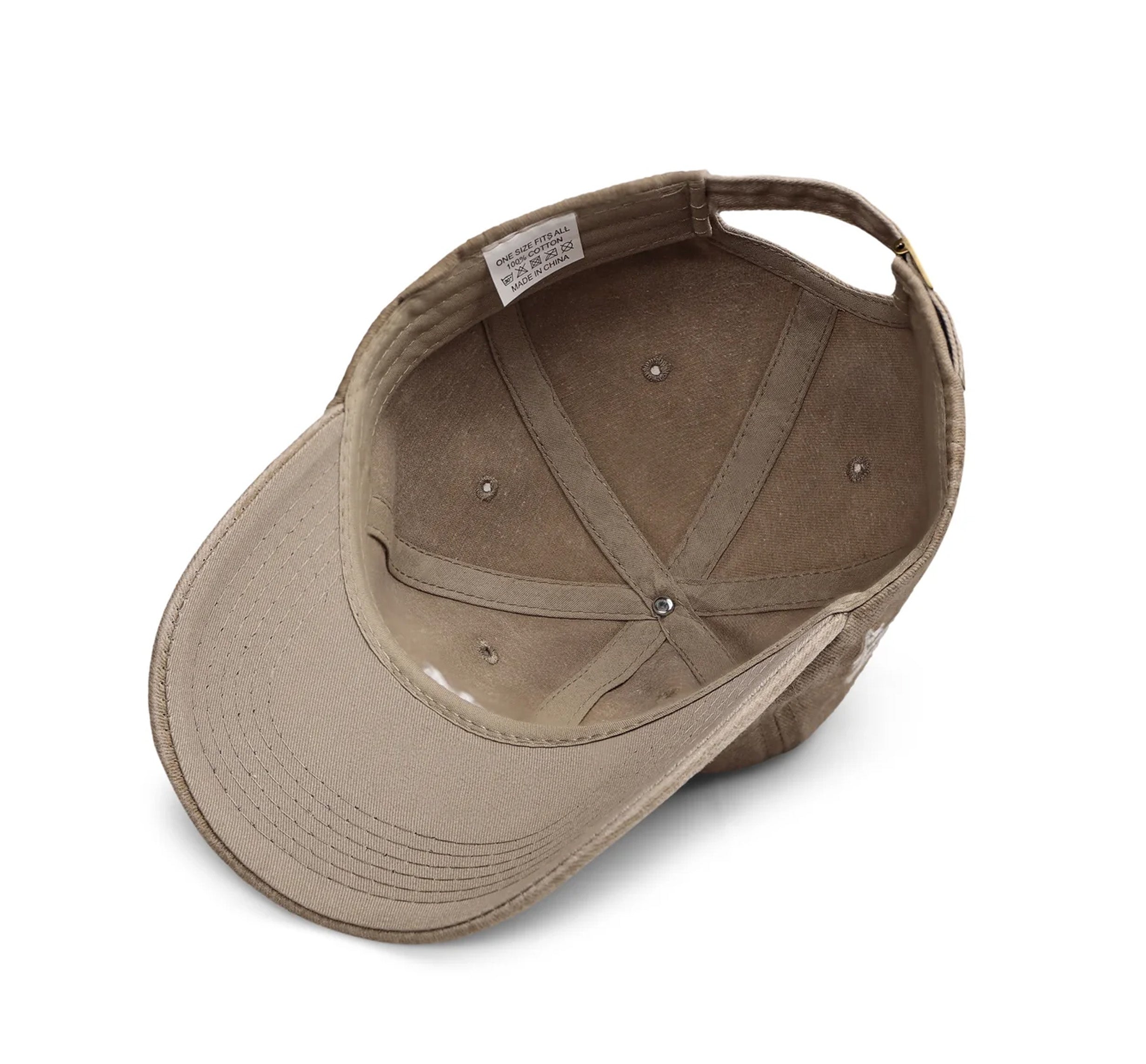 BlackBork Vintage Khaki Cap "Hustle"