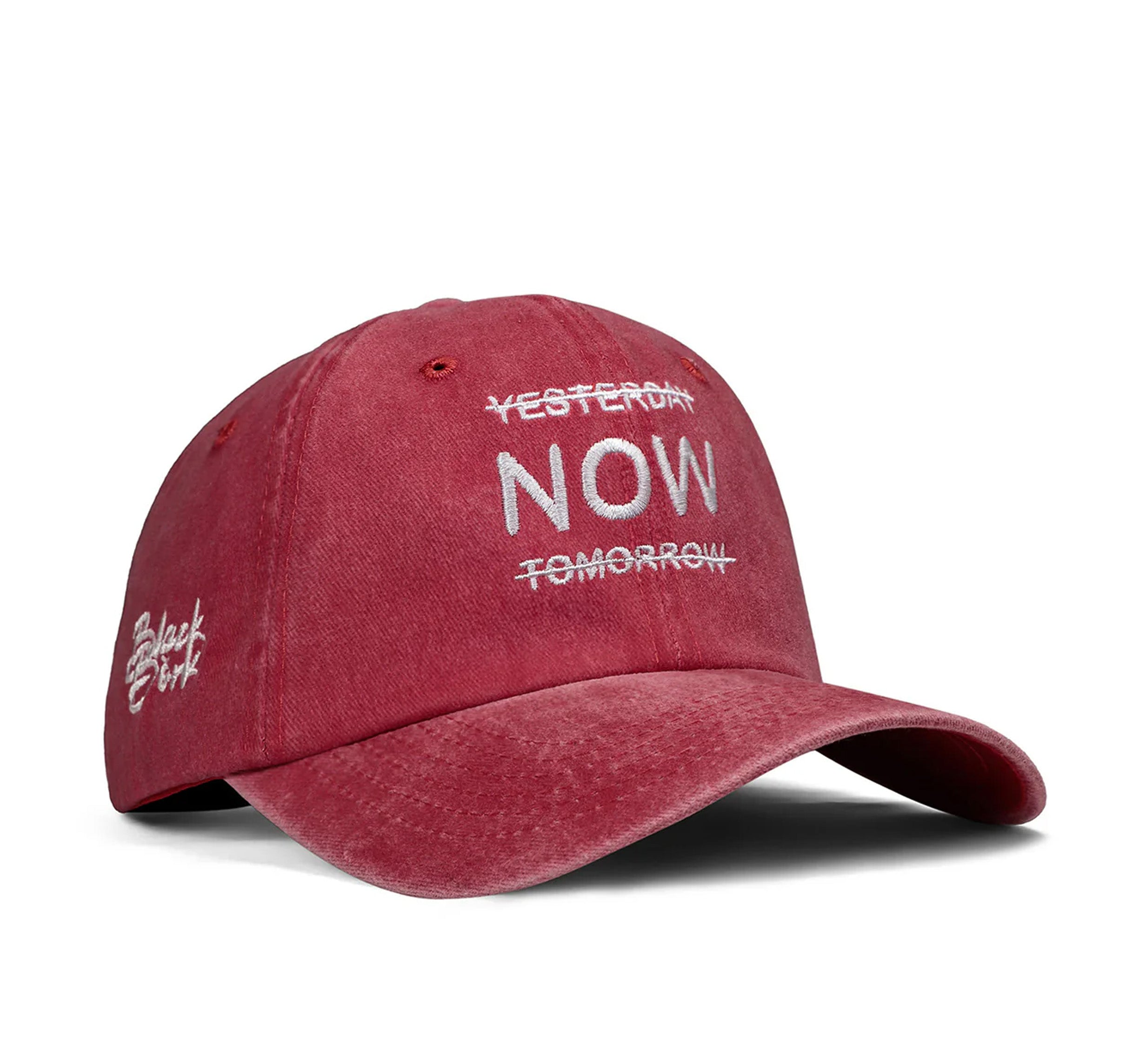 BlackBork Vintage Red Cap "Yesterday NOW Tomorrow"
