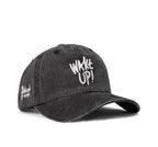 BlackBork Vintage Black Cap "Wake Up"