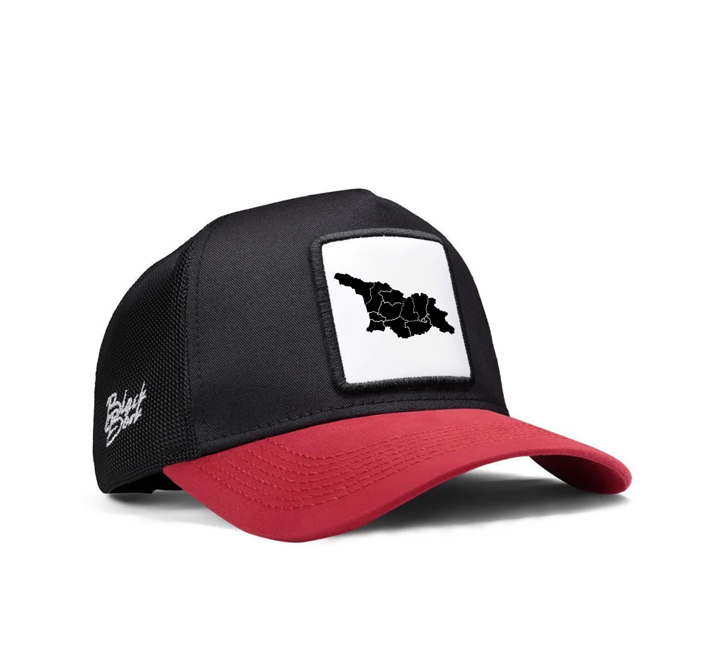 BlackBork RED_BLACK Cap "საქართველოს რუქა"