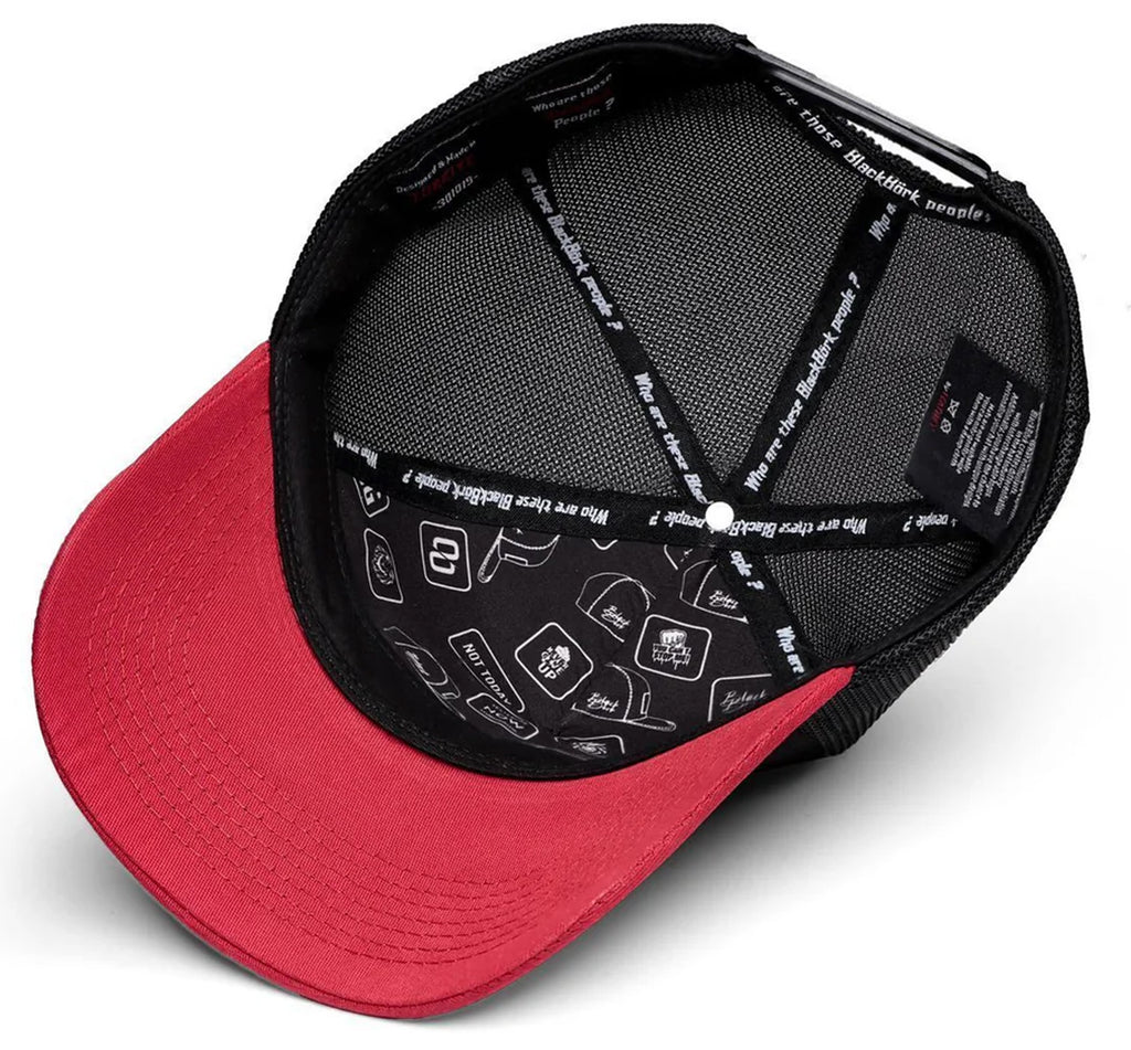 BlackBork Red-Black Cap "Panther"