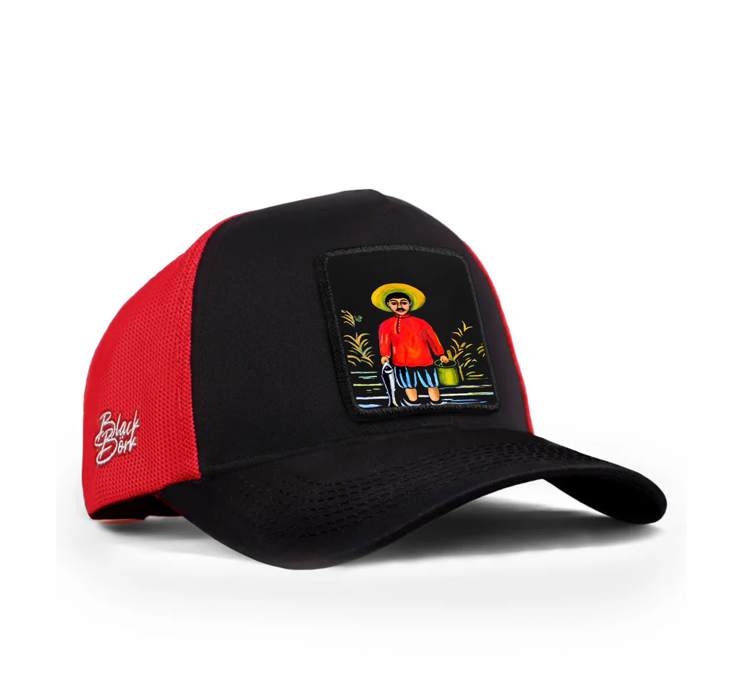 BlackBork Red-Black Cap "მეთევზე"
