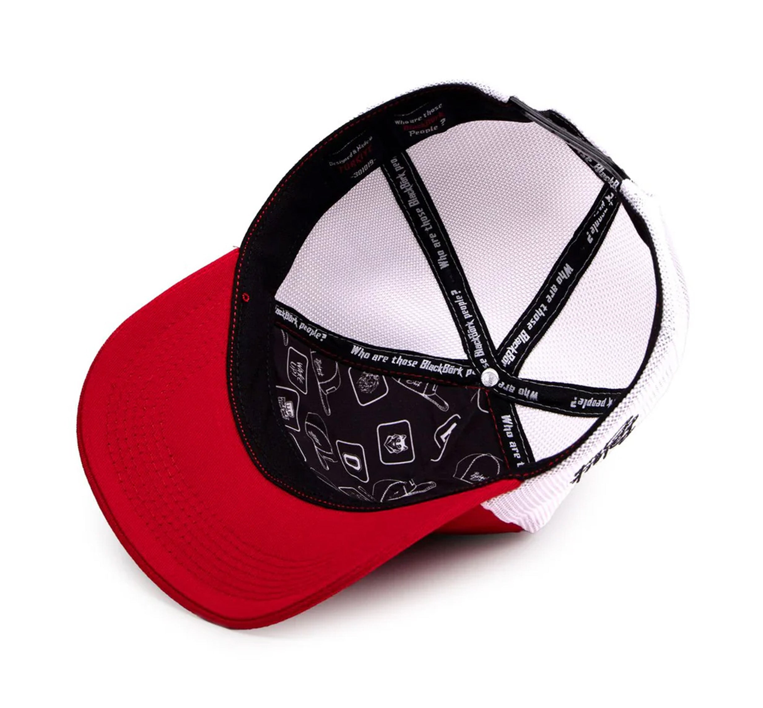 BlackBork Red And White Cap "KUTAISI"