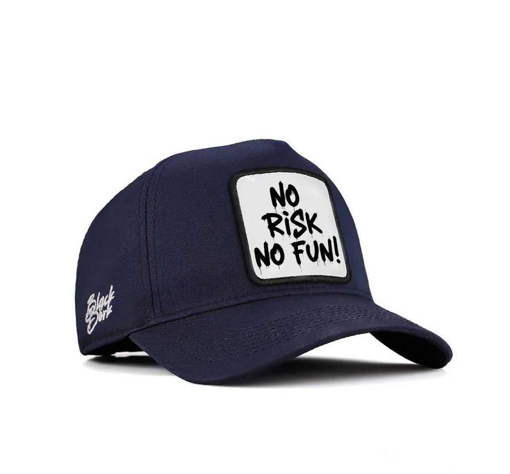BlackBork Blue Cap "No RIsk No Fun"