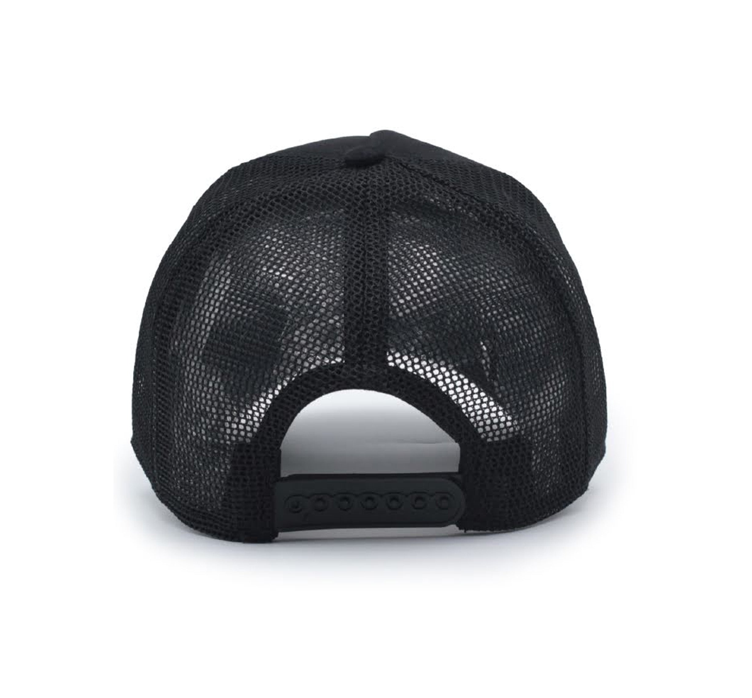 Classic Trucker Black Cap "The Vazha Face"