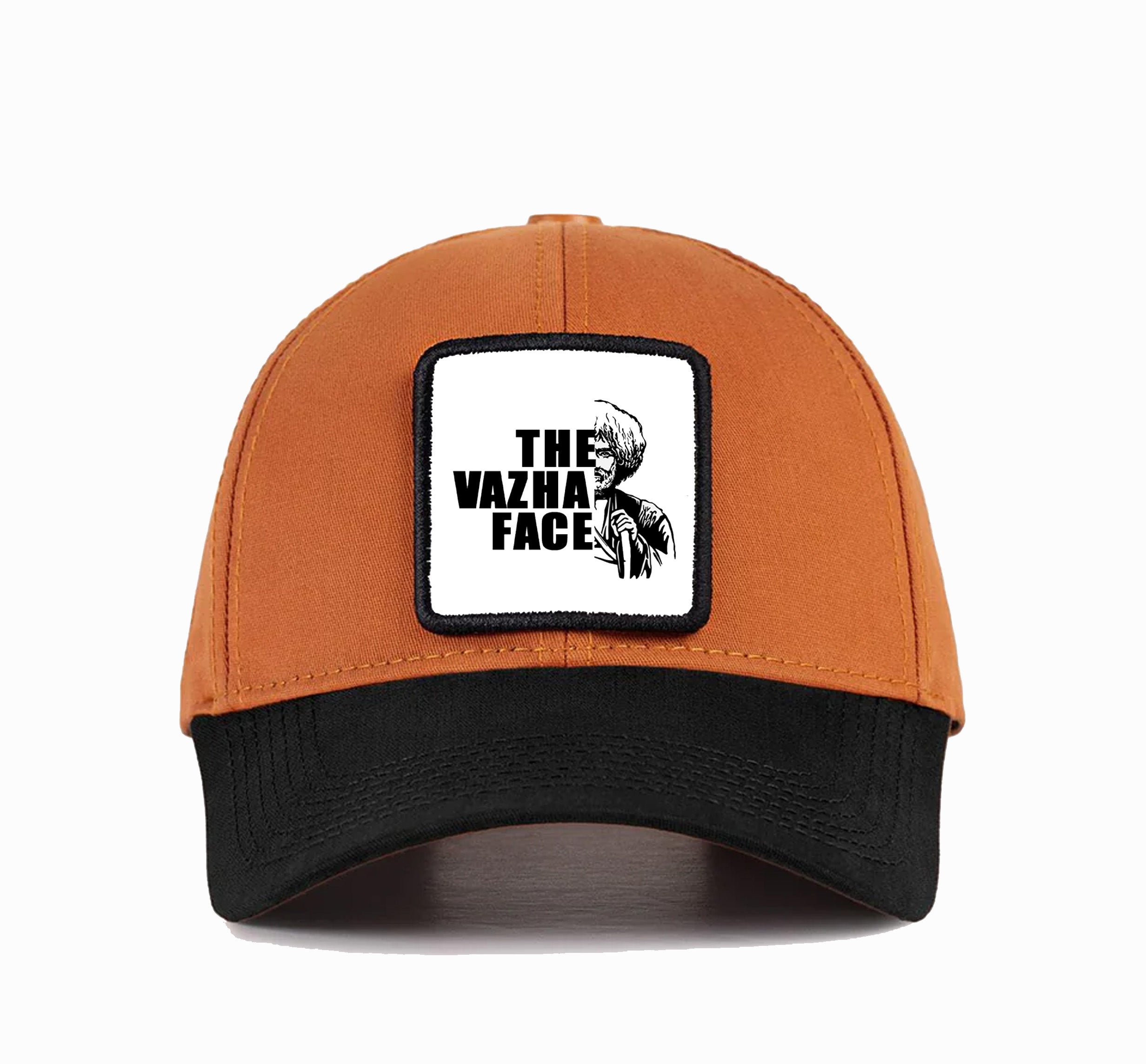 BlackBork Six Black-Orange Cap "The Vazha Face"