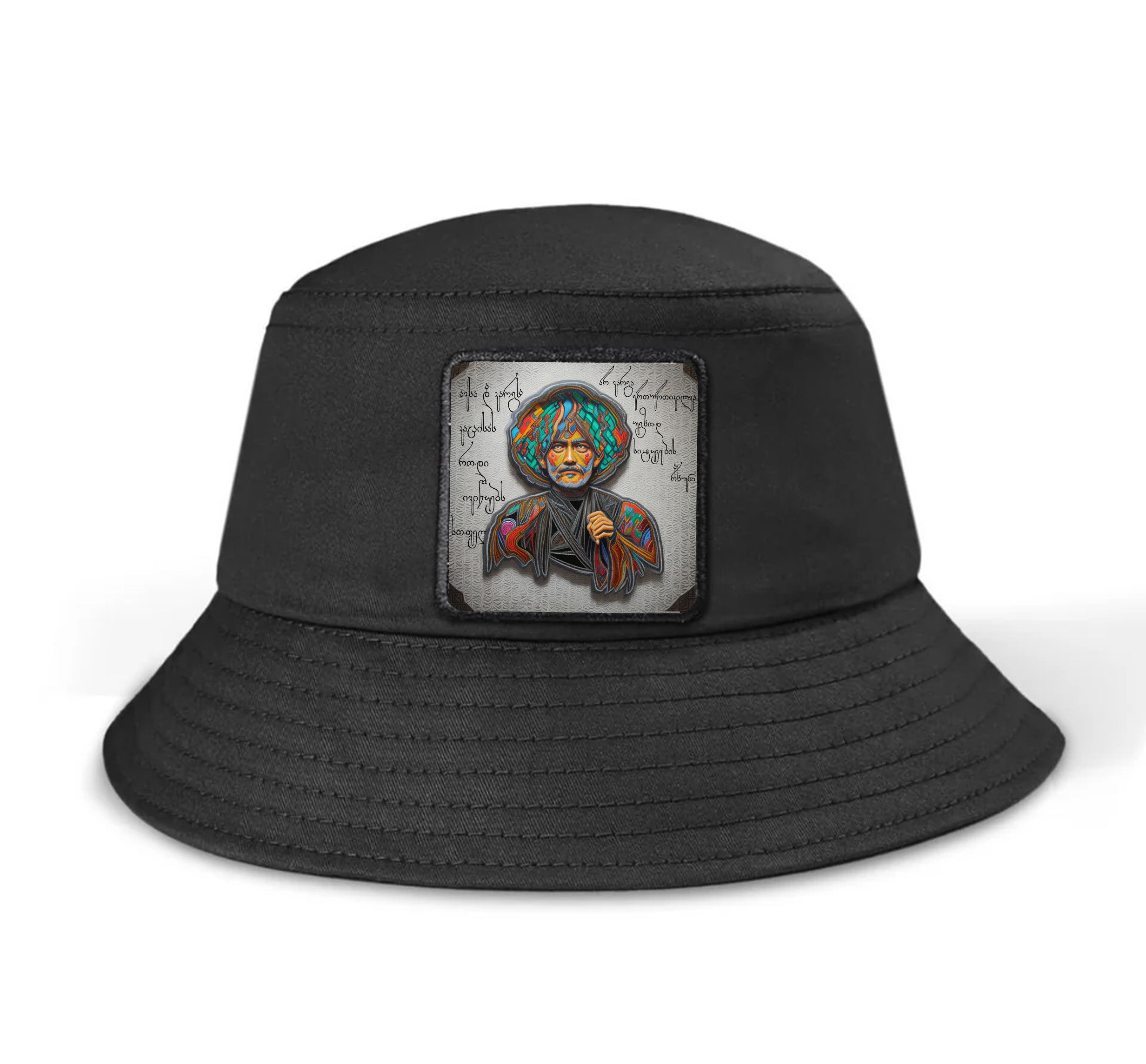 BlackBork Bucket Hat "ვაჟა ფშაველა"