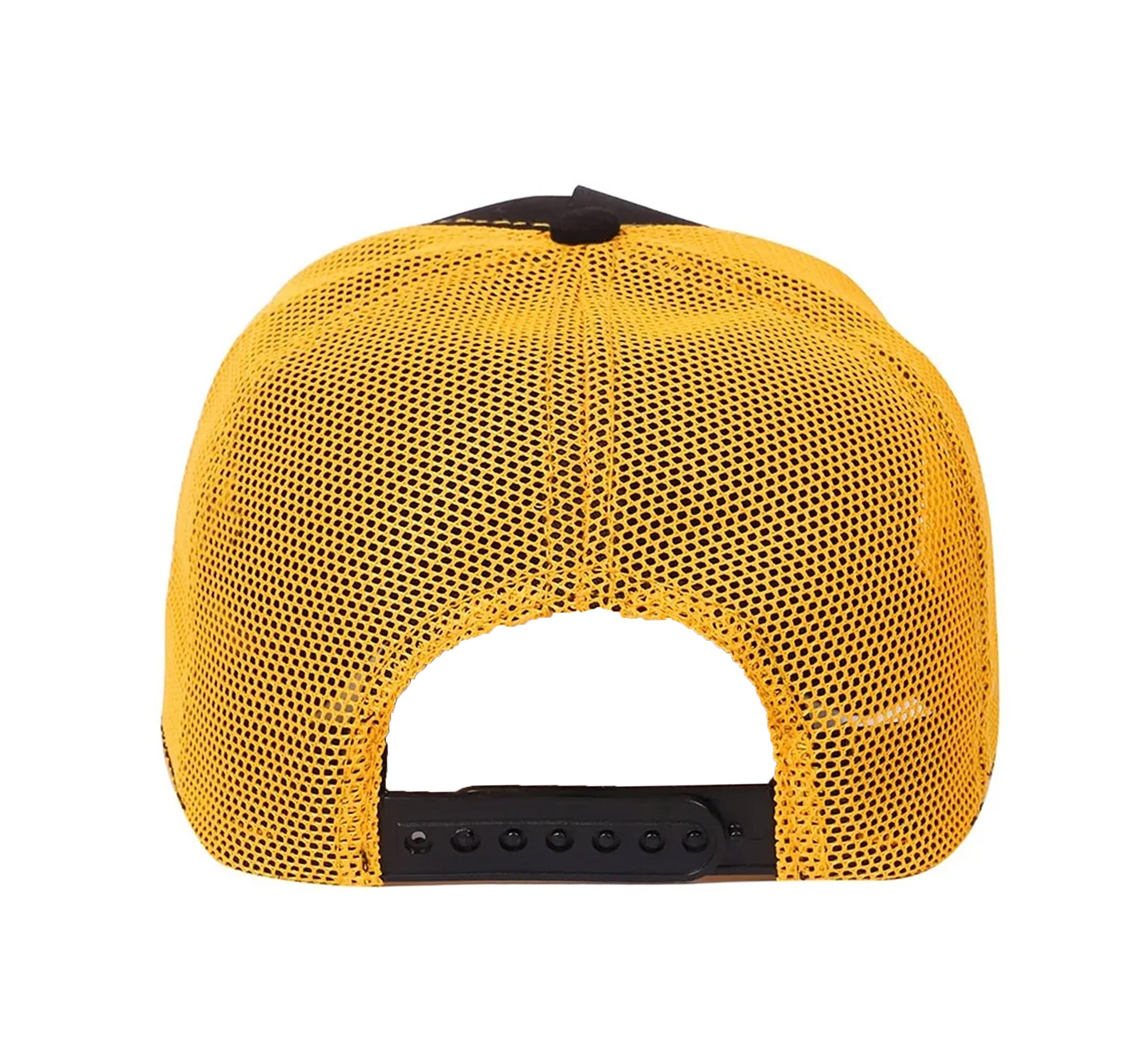 BlackBork Black-Yellow Cap "White Lion"