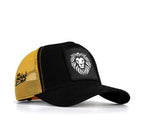 BlackBork Black-Yellow Cap "White Lion"