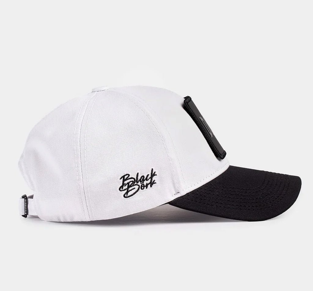 BlackBork Six White & Black Cap "NIRVANA