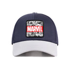 BlackBork Six White-Blue Cap "MARVEL"