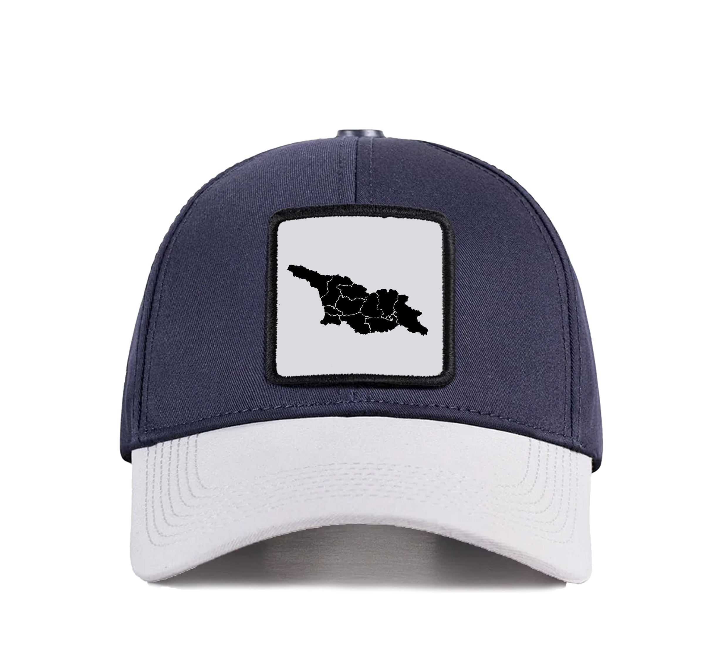 BlackBork Six White-Blue Cap "საქართველოს რუქა"