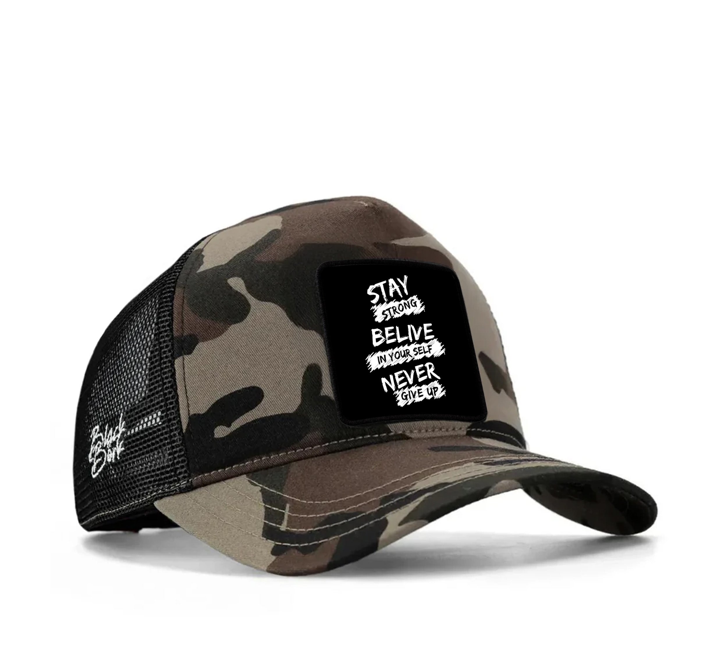BlackBork Camouflage Cap "Stay Strong"