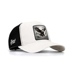 BlackBork White And Black Cap "King Eagle"