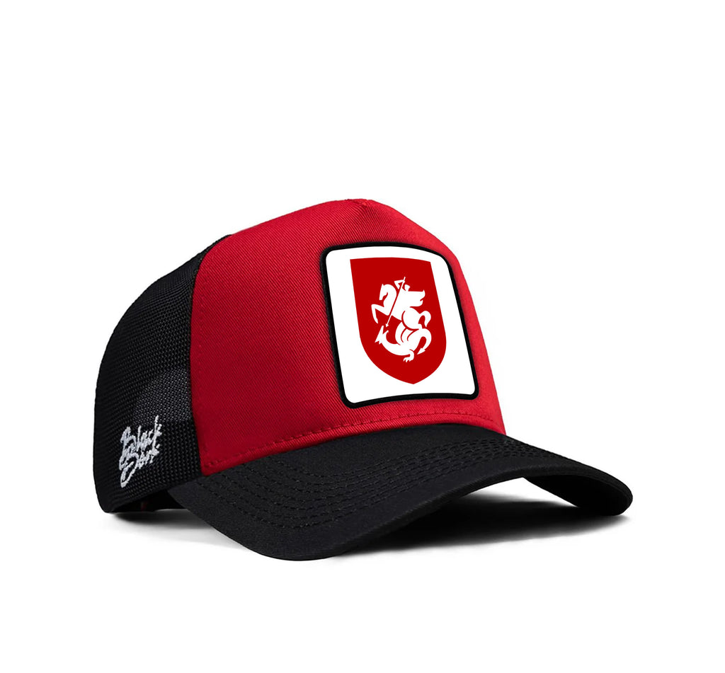 BlackBork Black-Red Cap "საქართველოს ნაკრები"