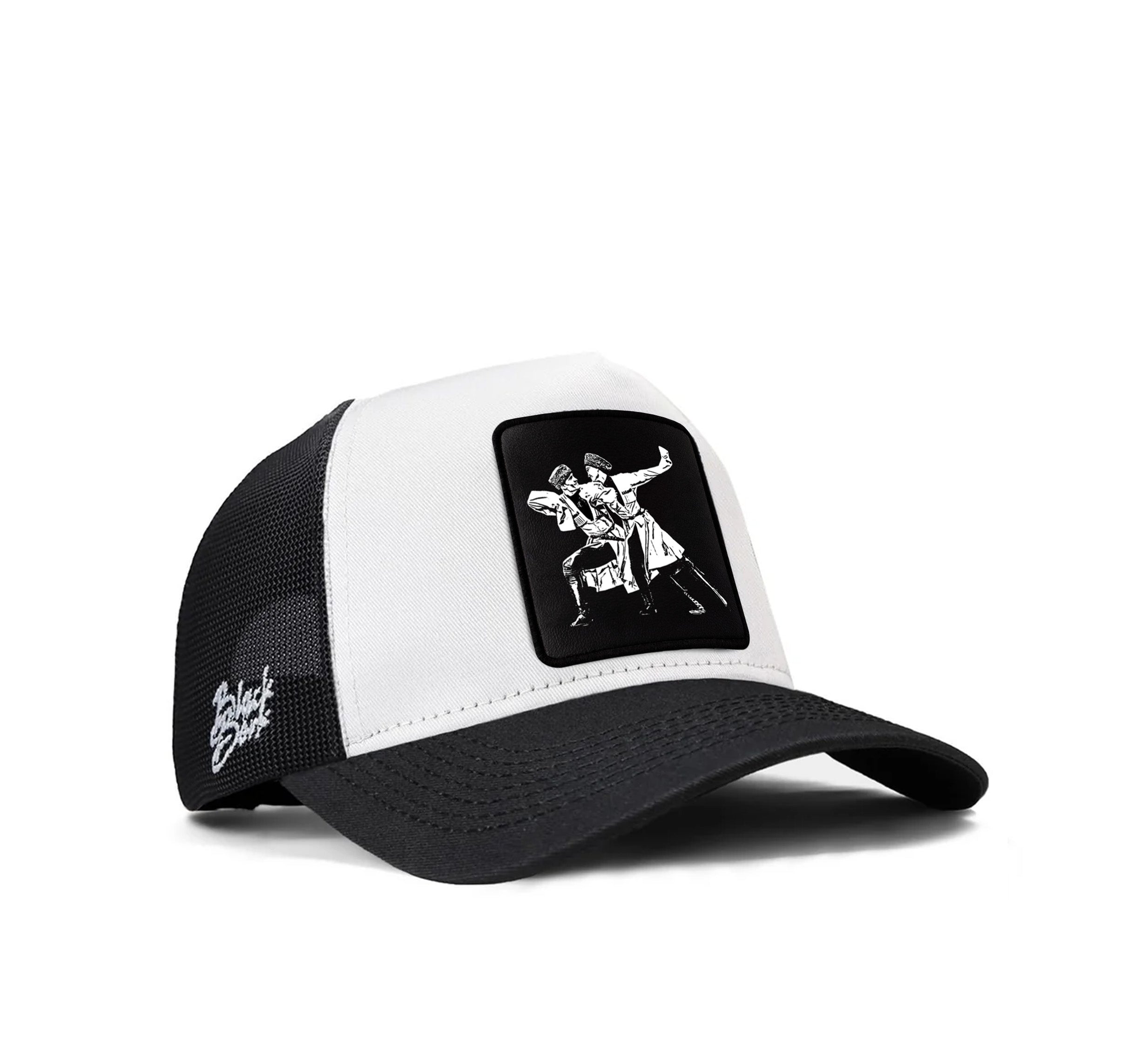 BlackBork Black and white Cap "ილოური"