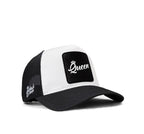 BlackBork Black and white Cap "Queen"