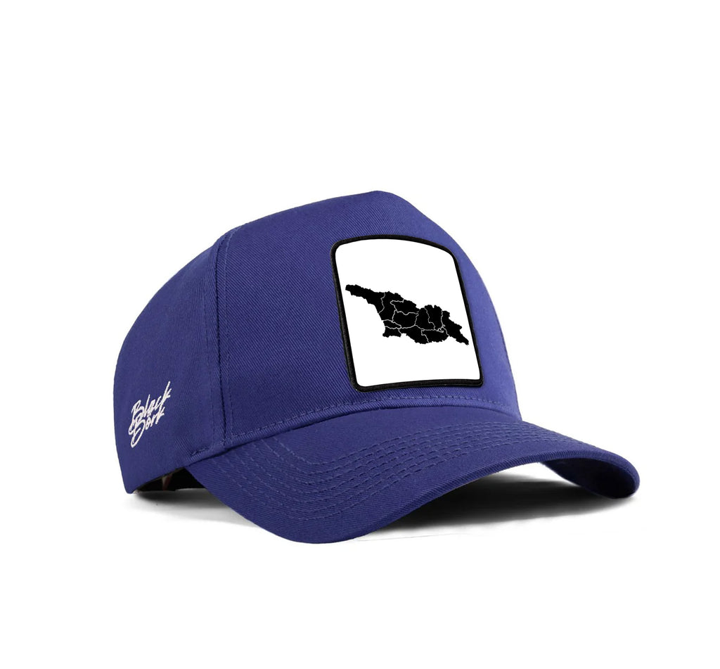 BlackBork Light Blue Cap "საქართველოს რუქა"