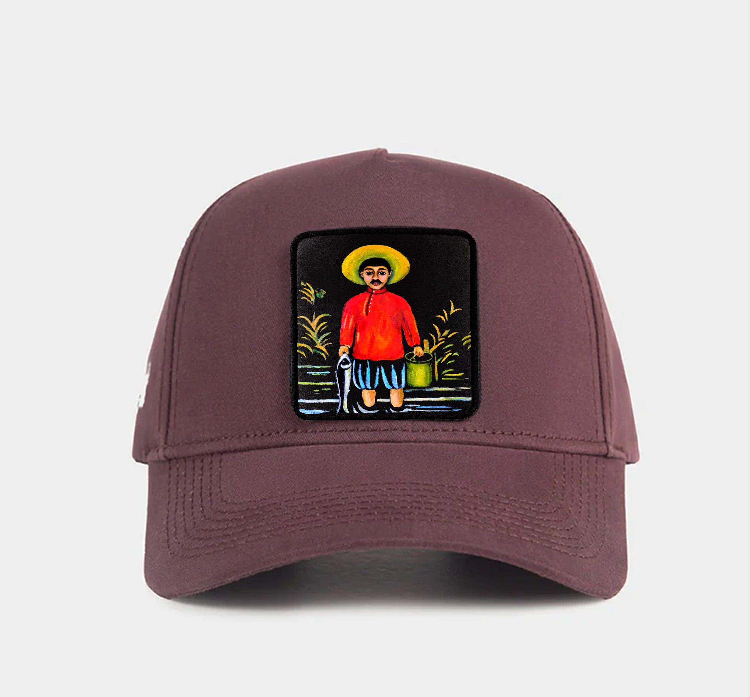 BlackBork Burgundy Cap "მეთევზე"