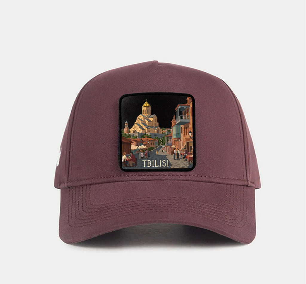 BlackBork Burgundy Cap " Tbilisi"