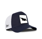 BlackBork Blue-White Cap "საქართველოს რუქა"