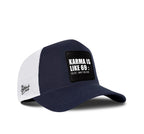 BlackBork Blue-White Cap "KARMA"