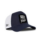 BalckBork Blue-White Cap "Take It Easy"