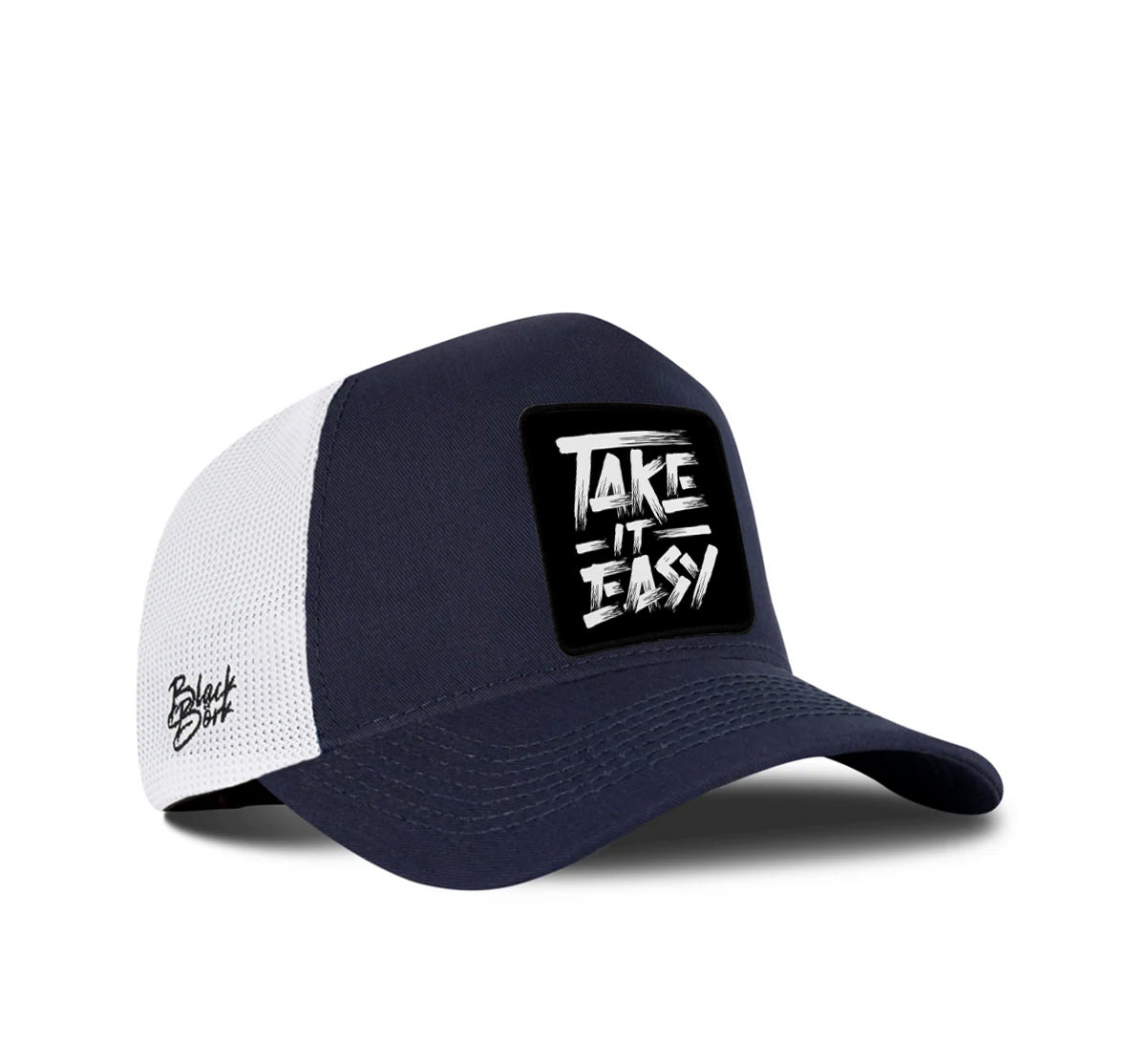 BalckBork Blue-White Cap "Take It Easy"