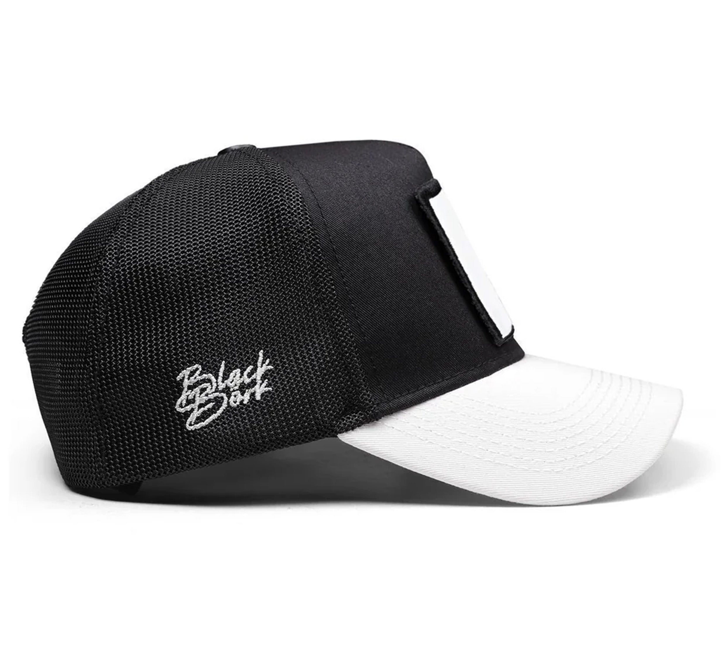 BlackBork White-Black Cap "Stay Strong"