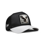 BlackBork White-Black Cap "King Eagle"