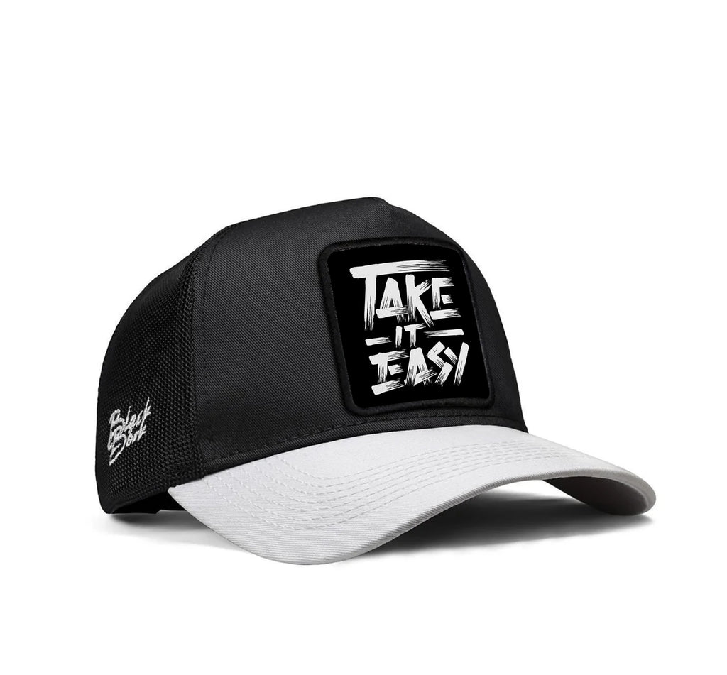 BlackBork White-Black Cap "Take it Easy"