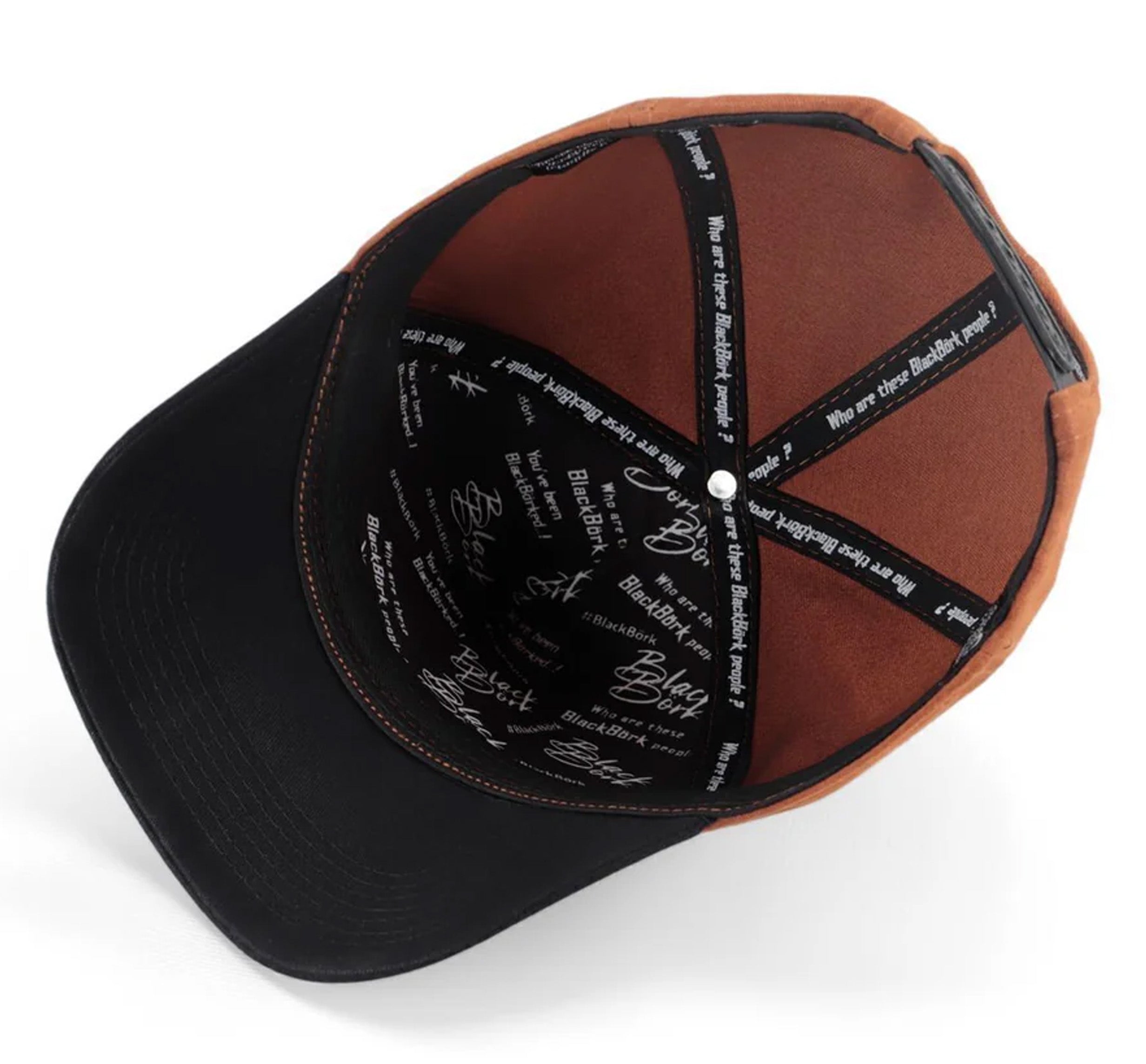 BlackBork NAVY Blue-Camel Cap "ოსური"