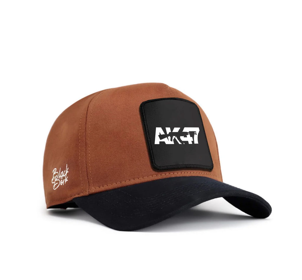 BlackBork NAVY Blue-Camel Cap "AK47"