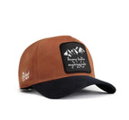 BlackBork NAVY Blue-Camel Cap "მხოლოდ მთებშია თავისუფლება"