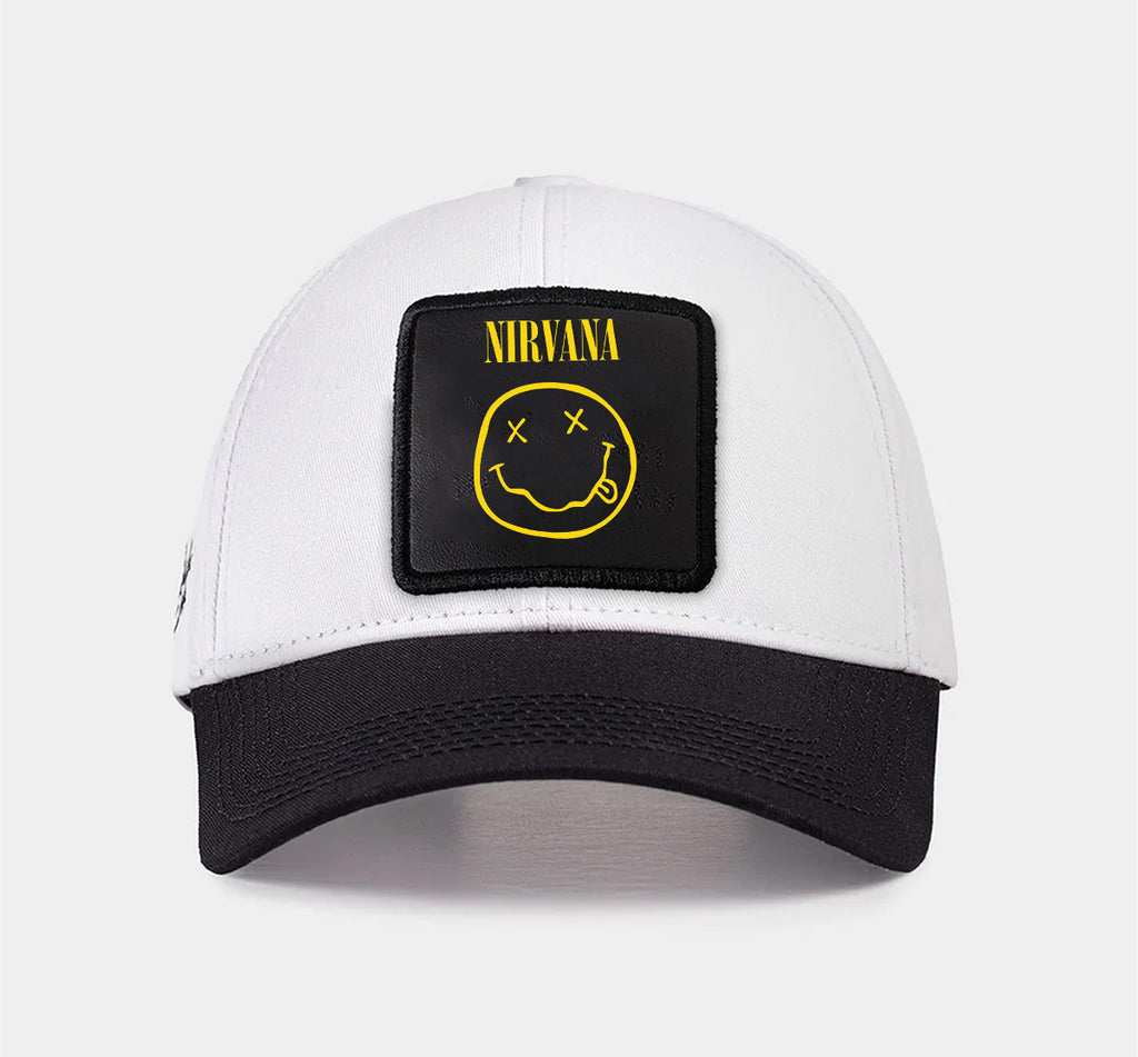 BlackBork Six White & Black Cap "NIRVANA