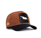 BlackBork Navy Blue-Camel Cap "საქართველოს რუქა"