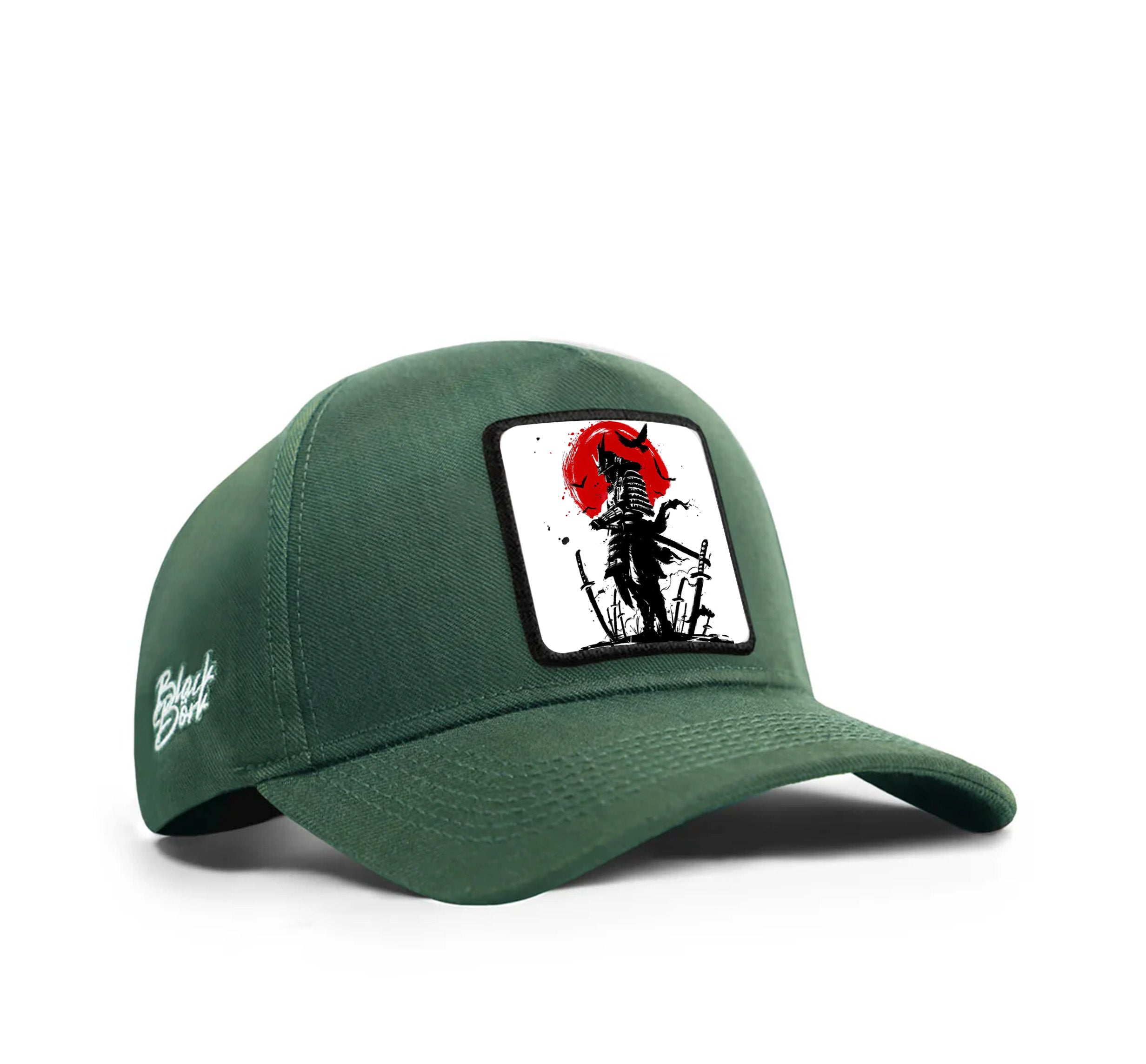 BlackBork Cordura Green Cap "SAMURAI"