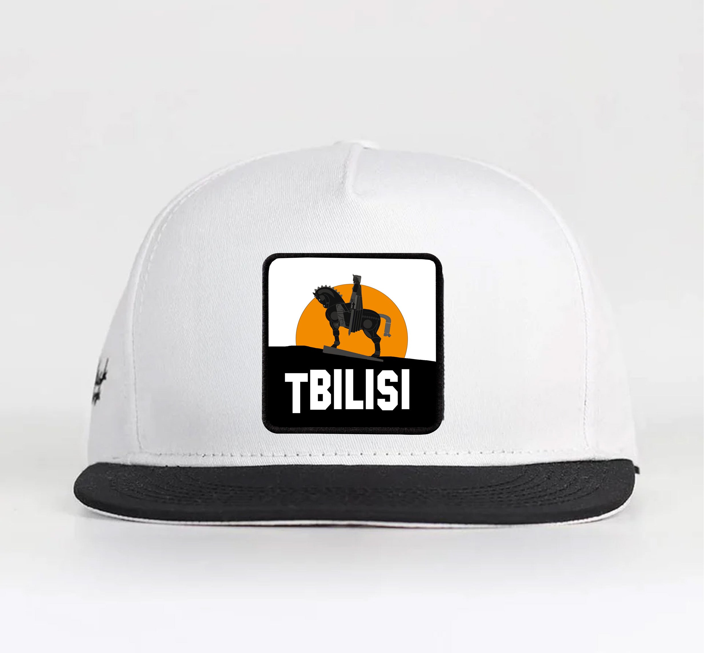 BlackBork Hip-Hop Black And White Cap "TBILISI"