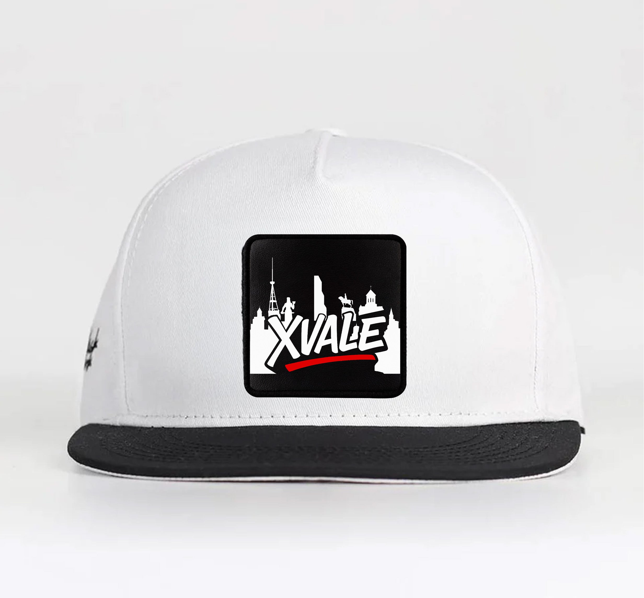 BlackBork Hip-Hop Black And White Cap "XVALE"