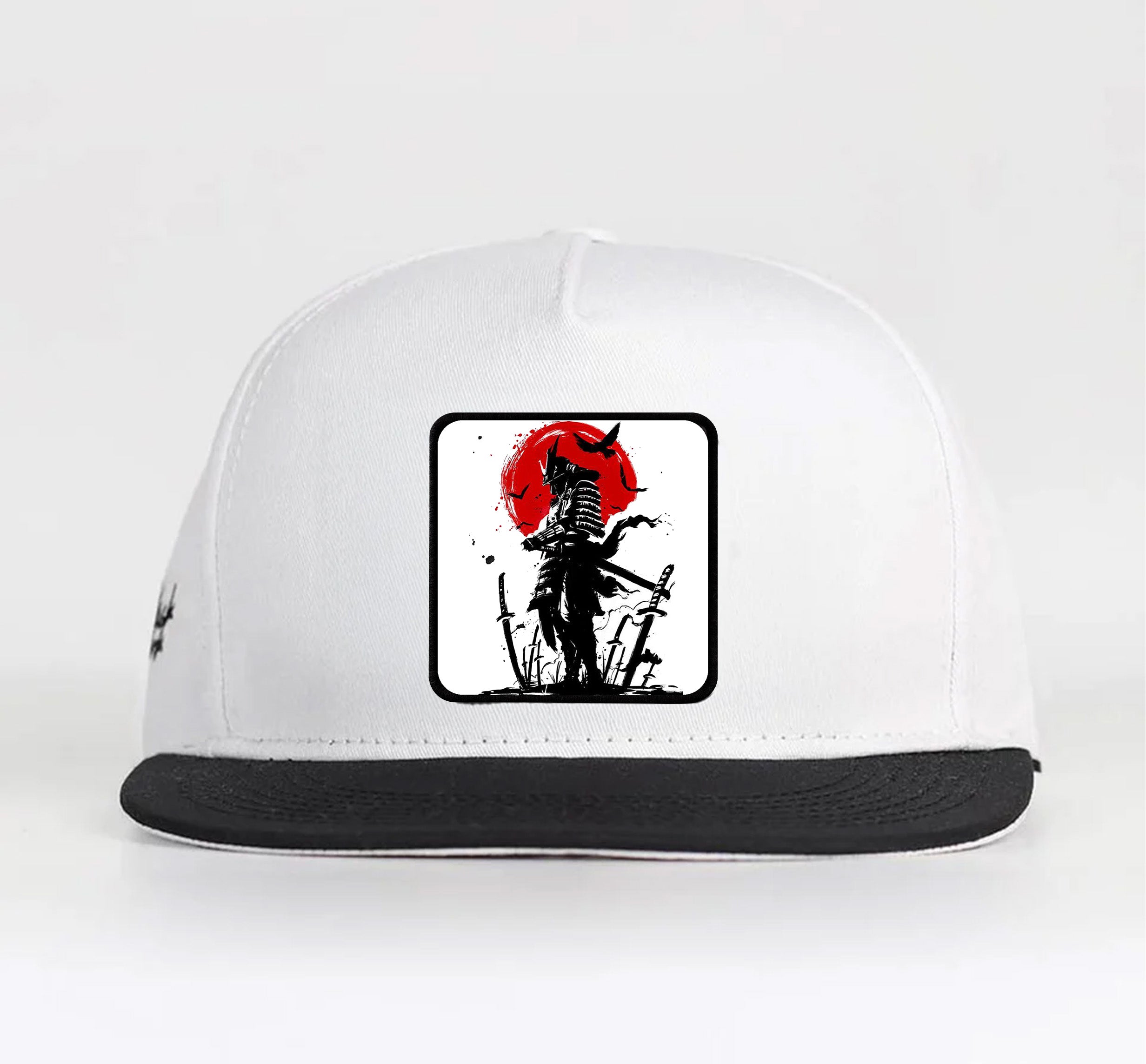 BlackBork Hip-Hop Black And White Cap "SAMURAI"