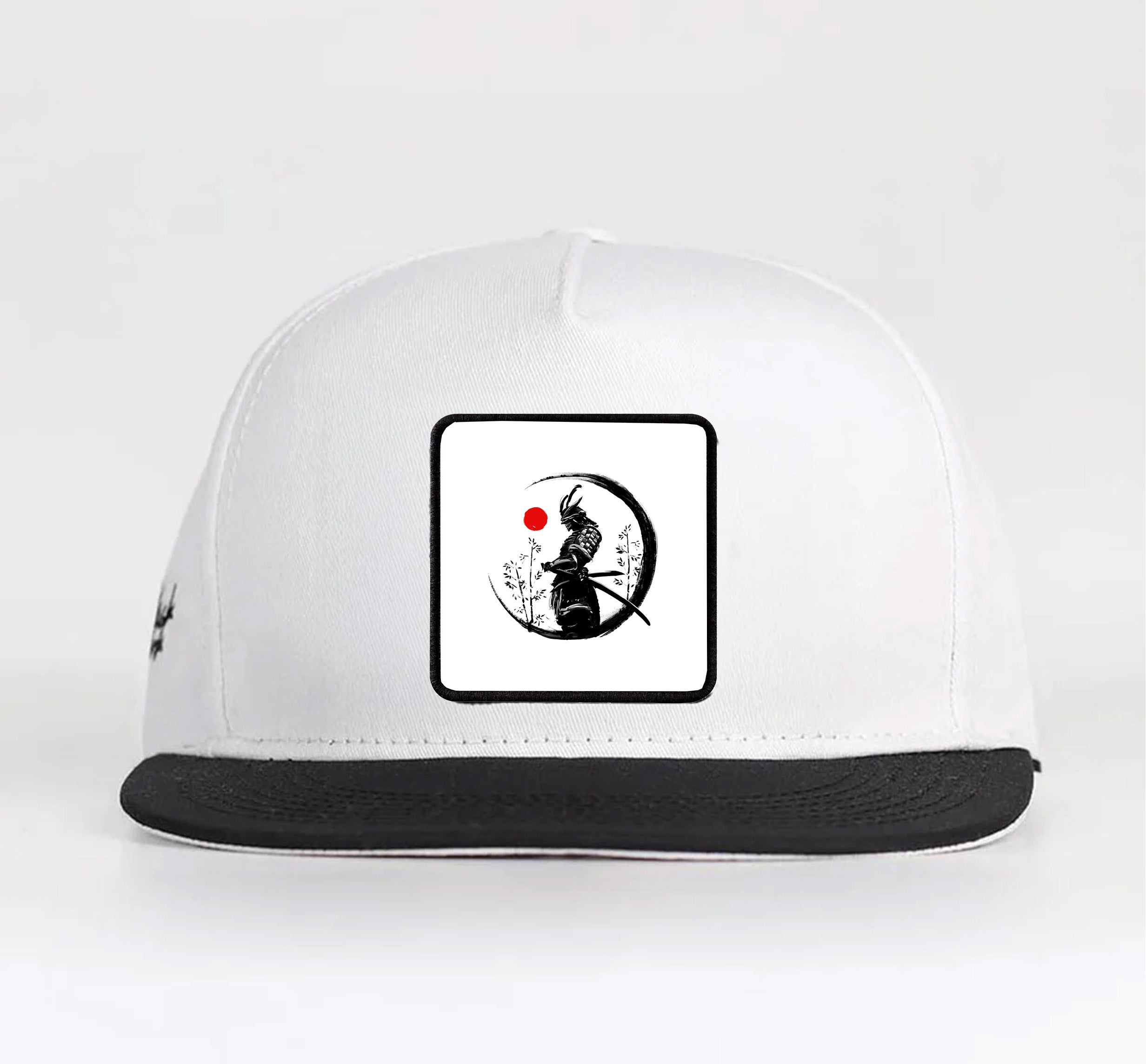 BlackBork Hip-Hop Black And WHite Cap "Samurai"