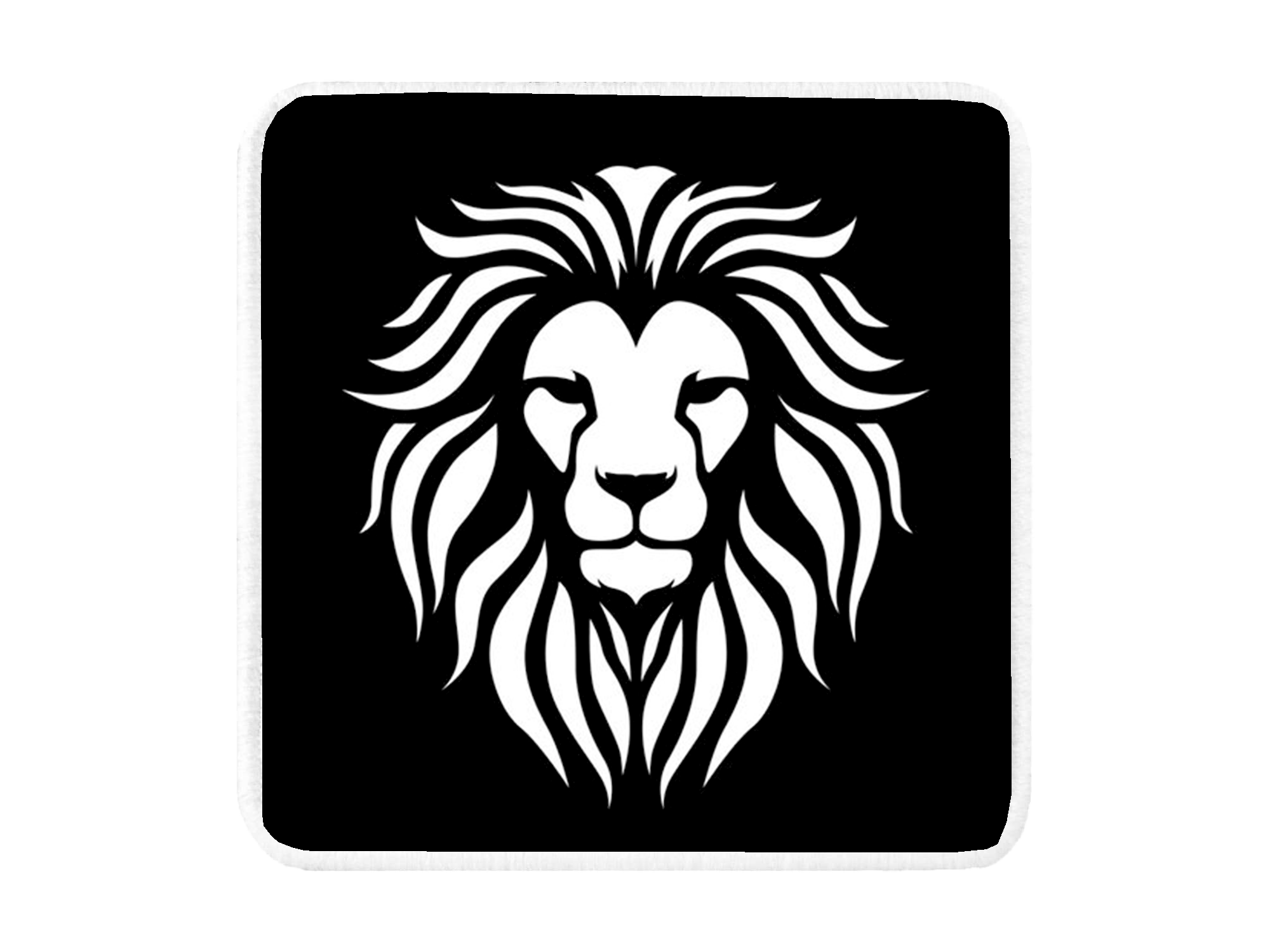 "white Lion" Logo