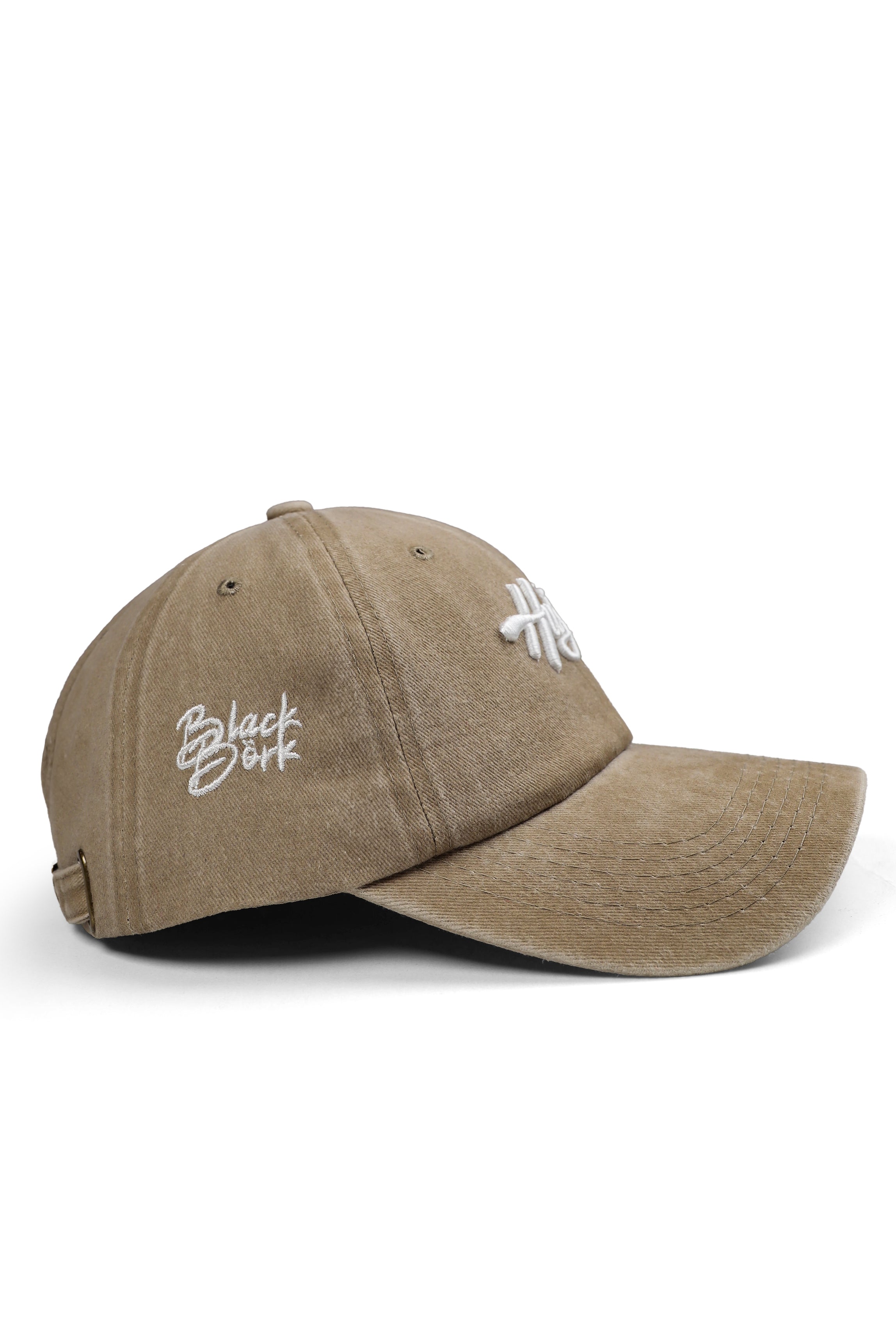 BlackBork Vintage Khaki Cap "Hustle"