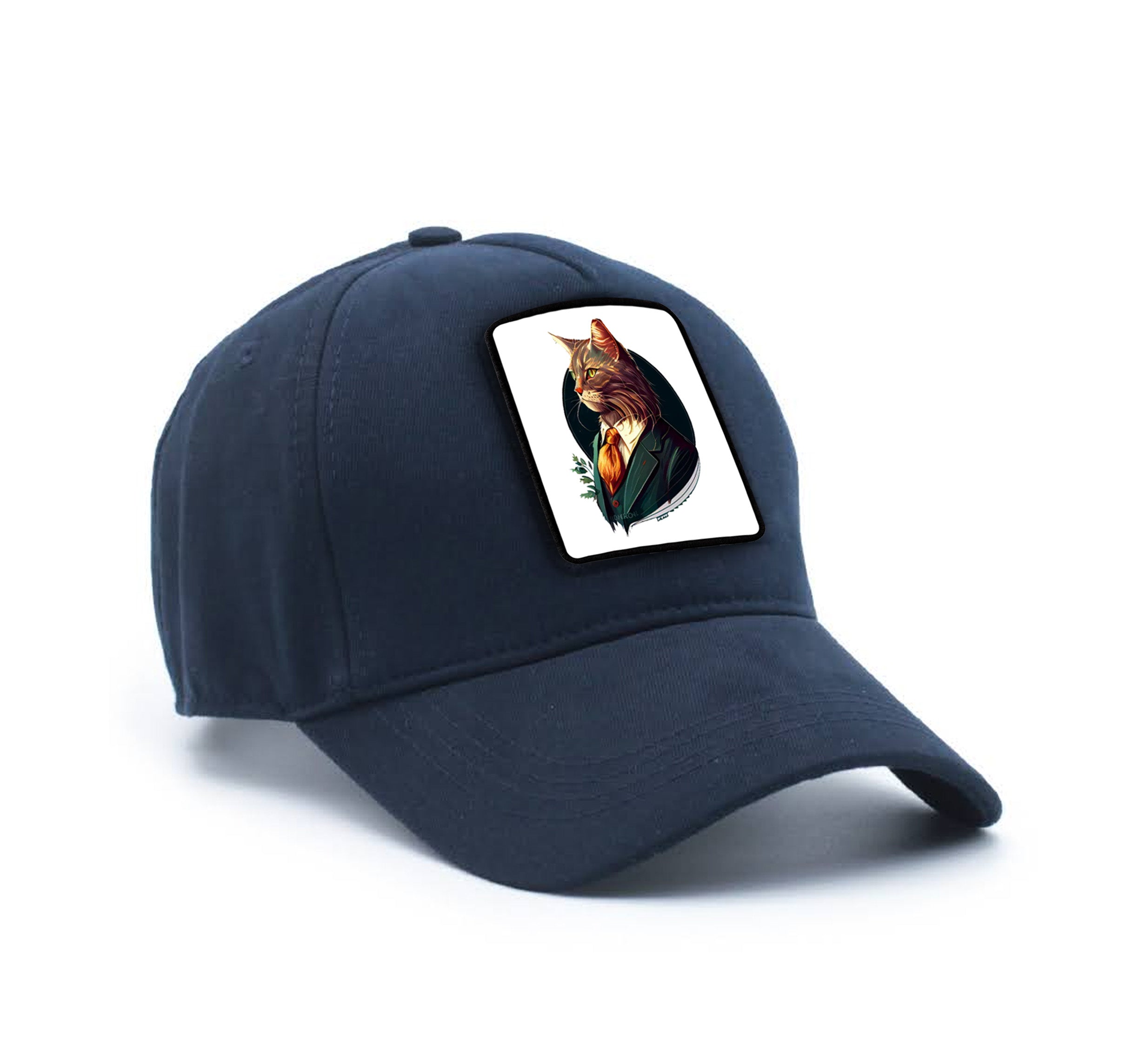 Classic Blue Cap "Custom Cat"