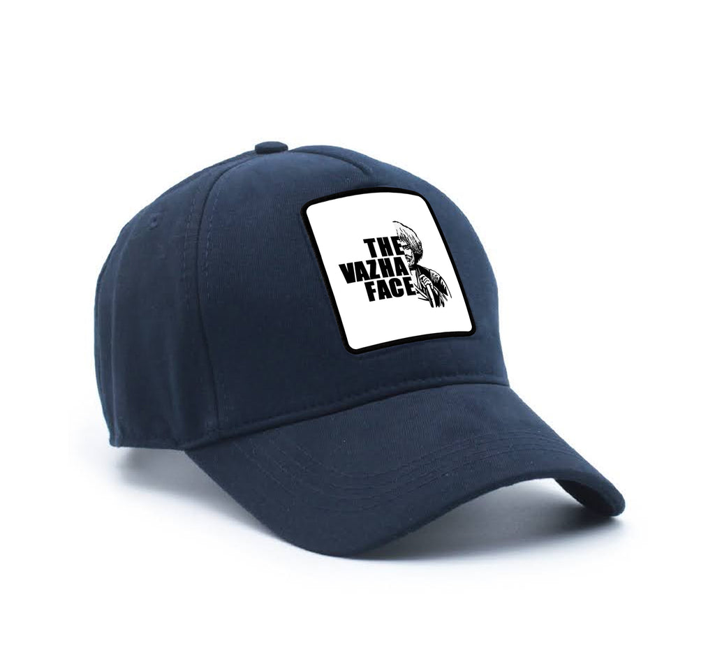 Classic Blue Cap "The Vazha Face"