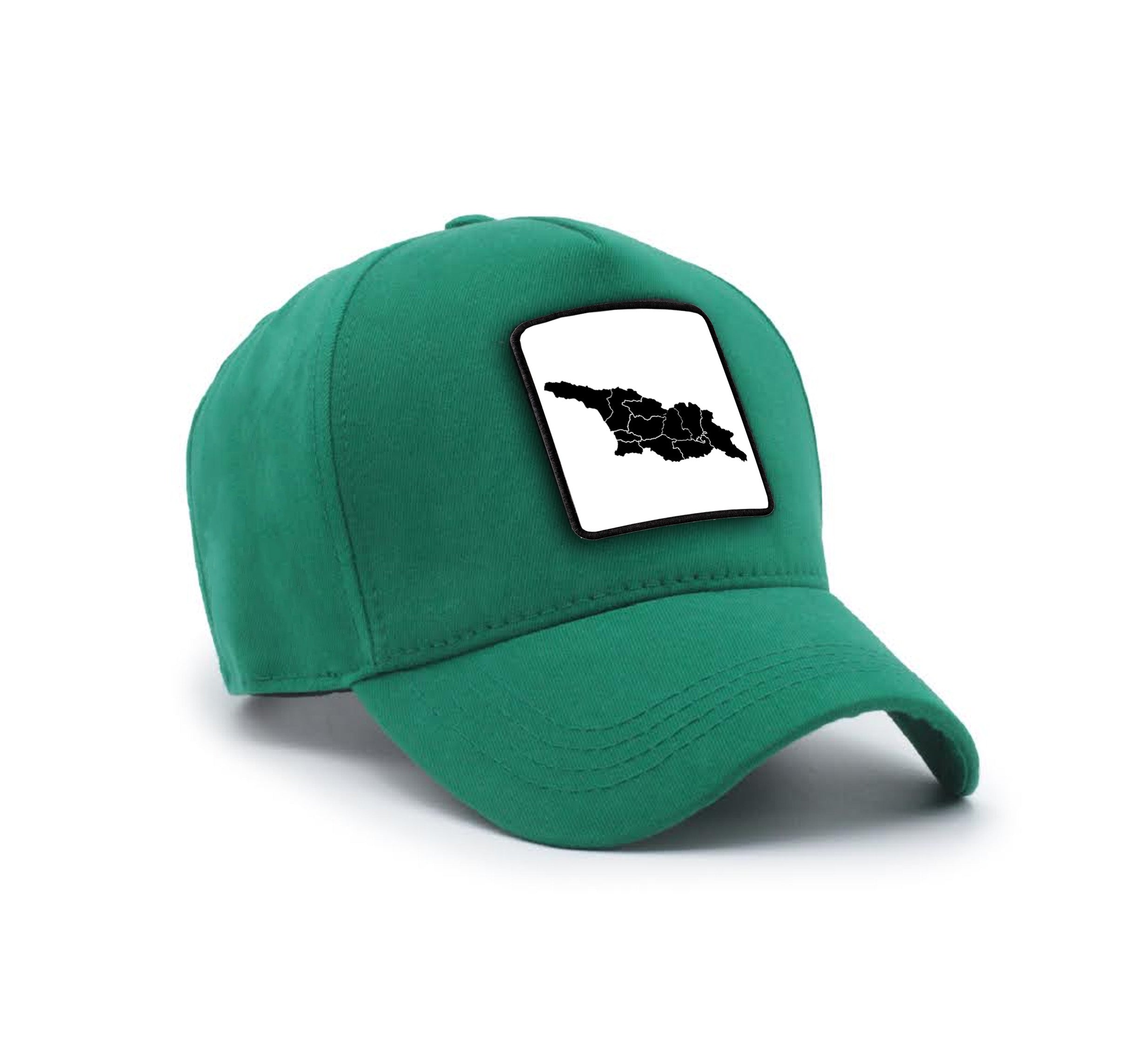Classic Green Cap "საქართველოს რუქა"