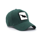 Classic Dark Green Cap "საქართველოს რუქა"