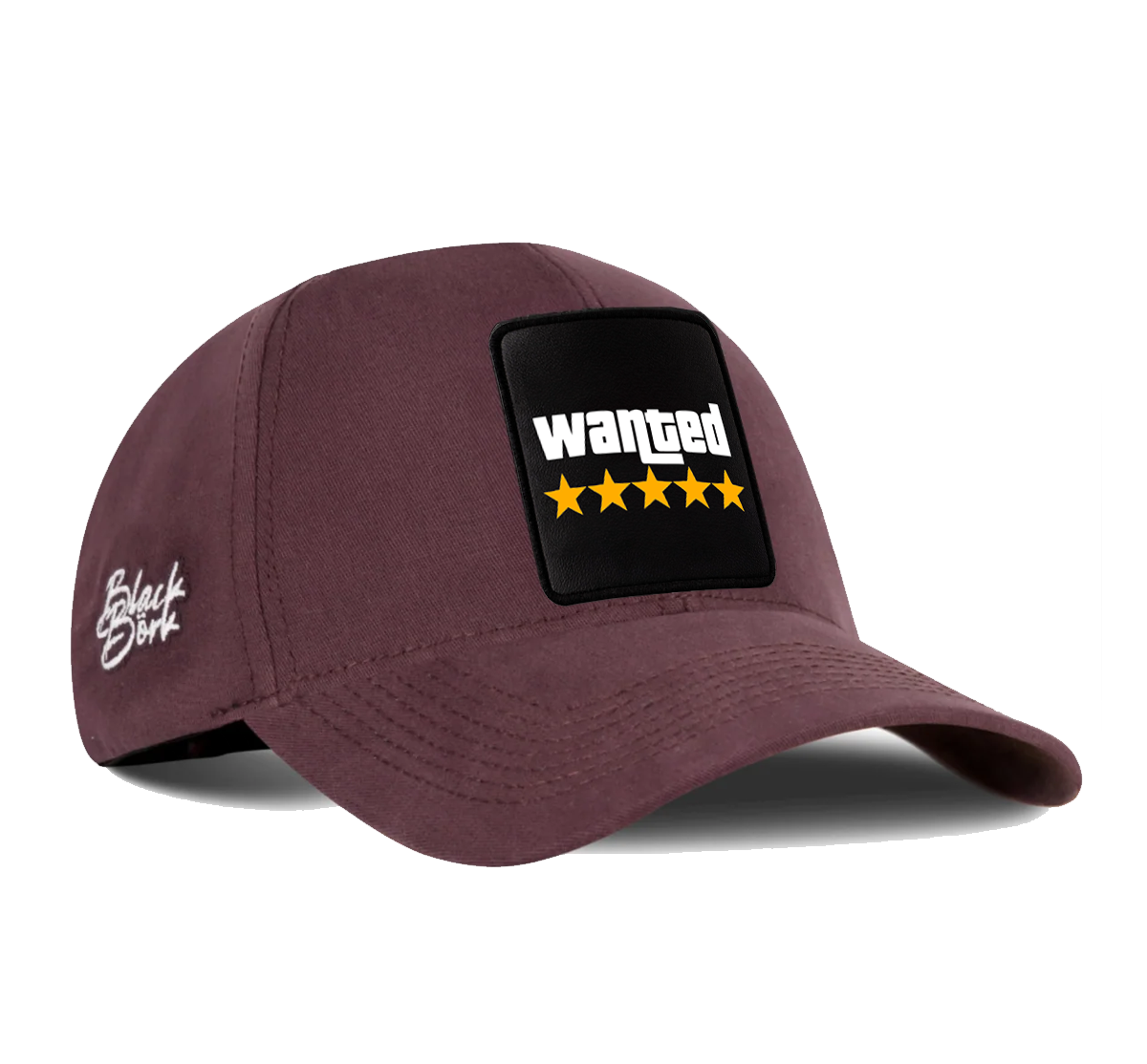 BlackBork SIX Burgundy Cap "Wanted"